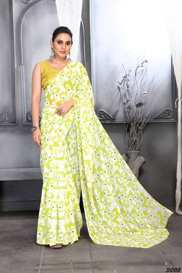 Aayaa Aaradhna 3 Printed Georgette Casual Daily Wear Saree Collection
